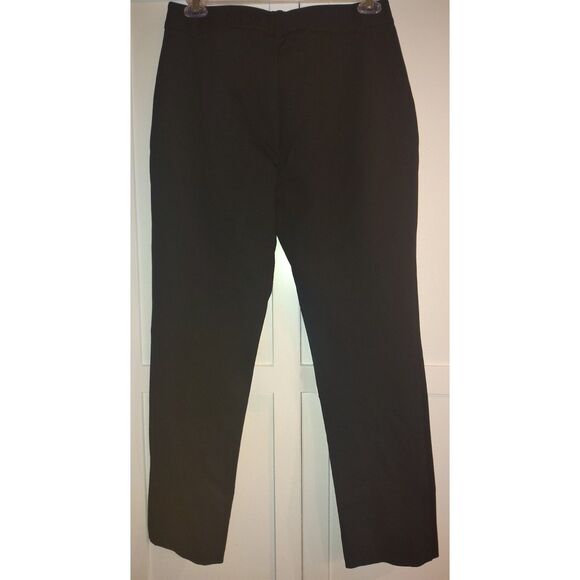 VELVET BY GRAHAM & SPENCER Women's Kyndall Staight Leg Split Pant Black Size 12 - Picture 3 of 9